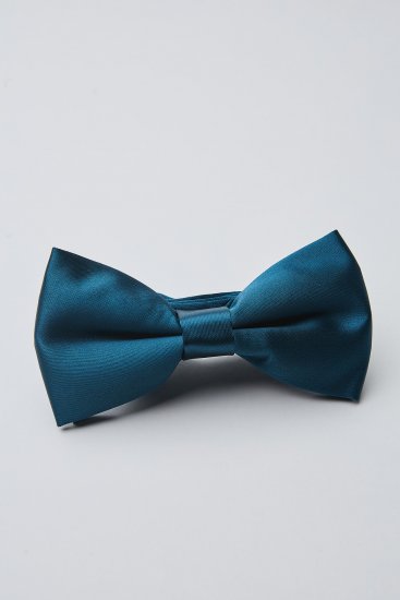 Галстук-бабочка Синяя гладкая