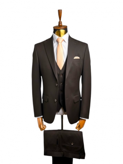 Костюм MAZALTOVMAN 3-ка Коричневый премиум линейка