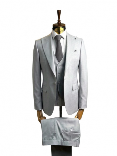 Костюм MAZALTOVMAN 3-ка премиум Светло-серый
