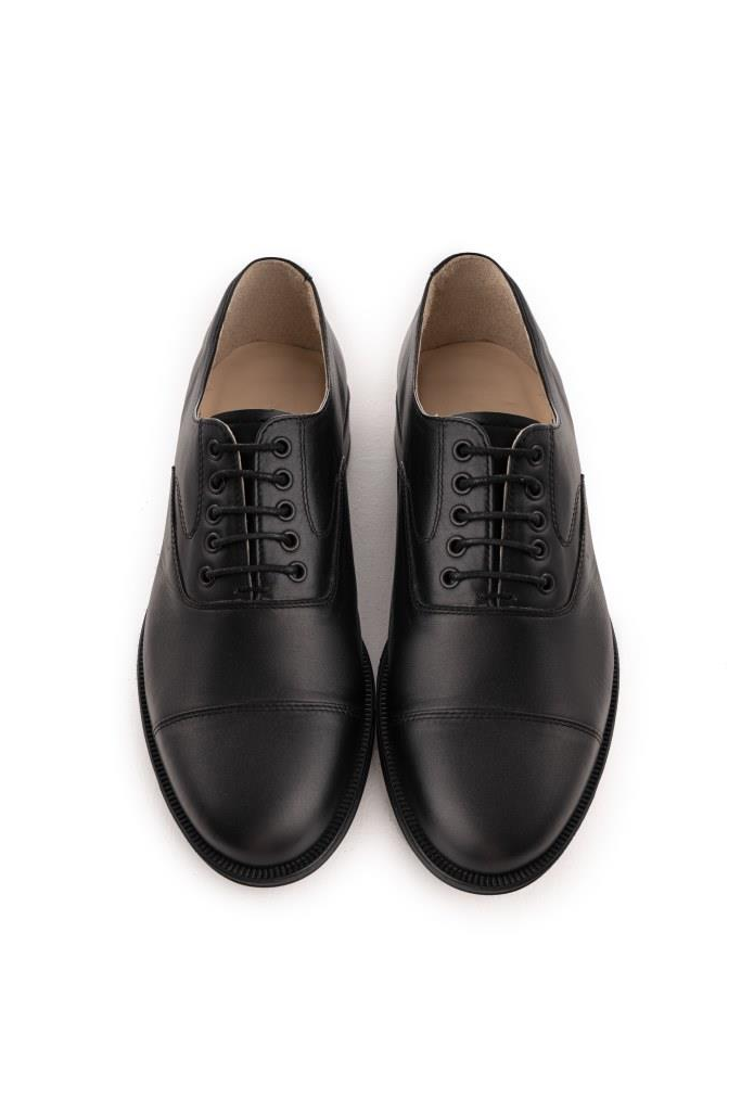 Оксфорды MAZALTOVMAN Черные кожаные