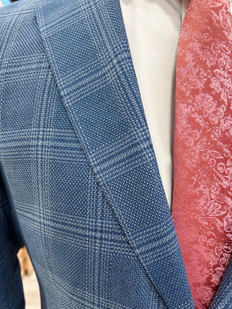 Костюм MAZALTOVMAN 2-ка Синий в клетку