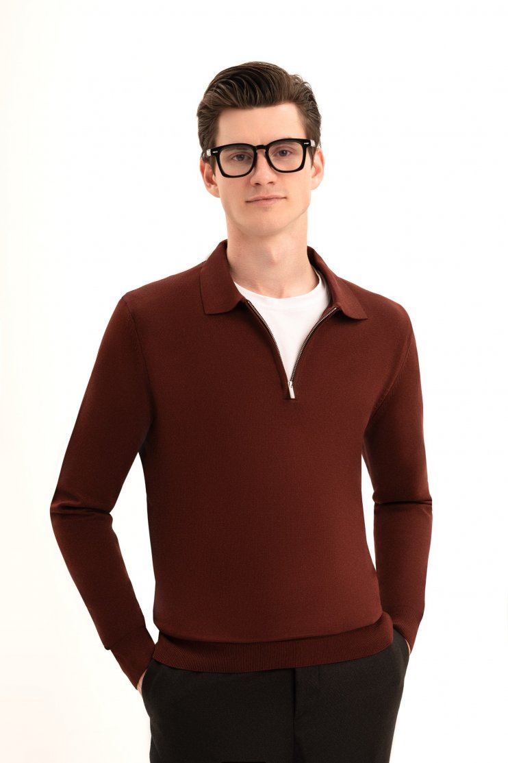 Джемпер МАС Коричневый