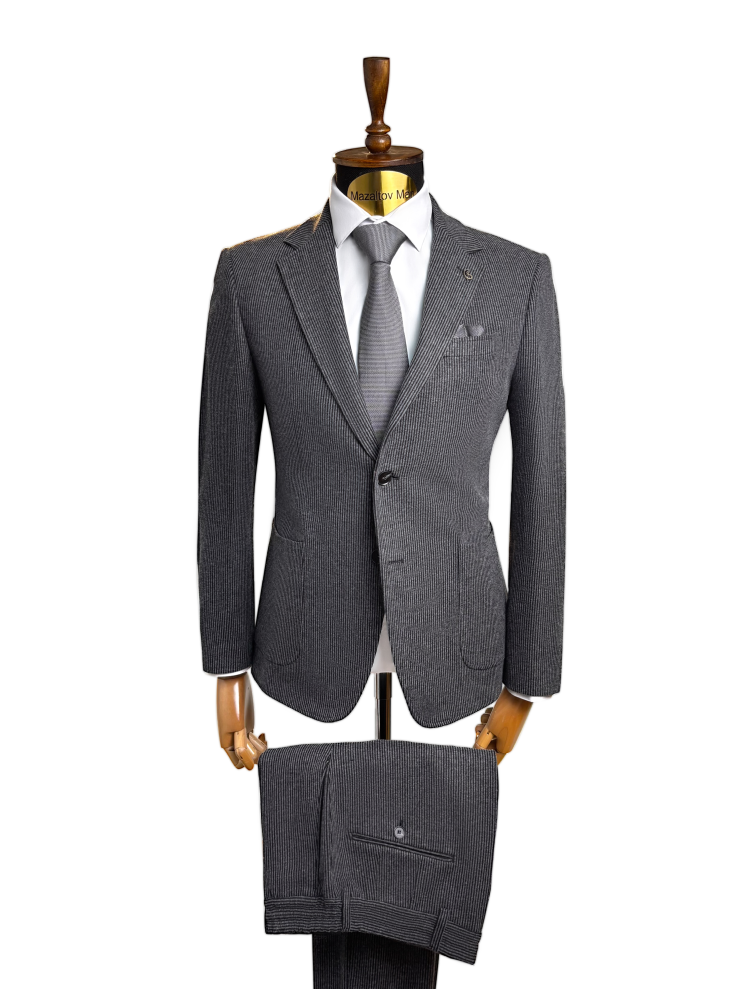 Костюм САК 2-ка Серый в полоску